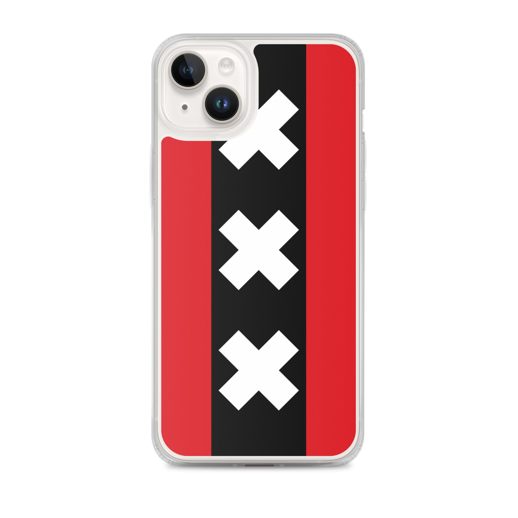 Ajax Telefoonhoesje Amsterdamse Vlag iPhone 14 Plus