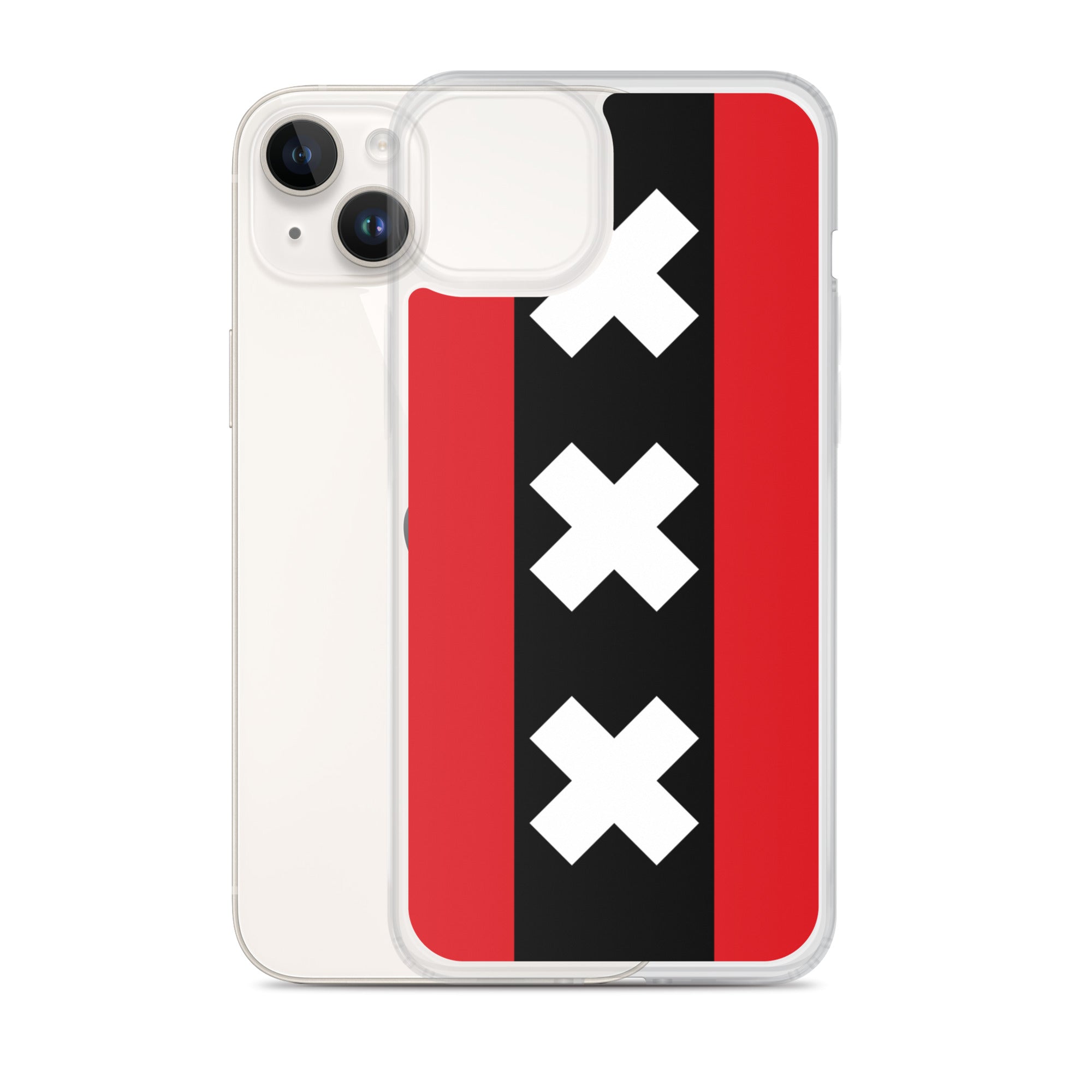 Ajax Telefoonhoesje Amsterdamse Vlag iPhone 14 Plus