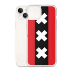 Ajax Telefoonhoesje Amsterdamse Vlag iPhone 14 Plus