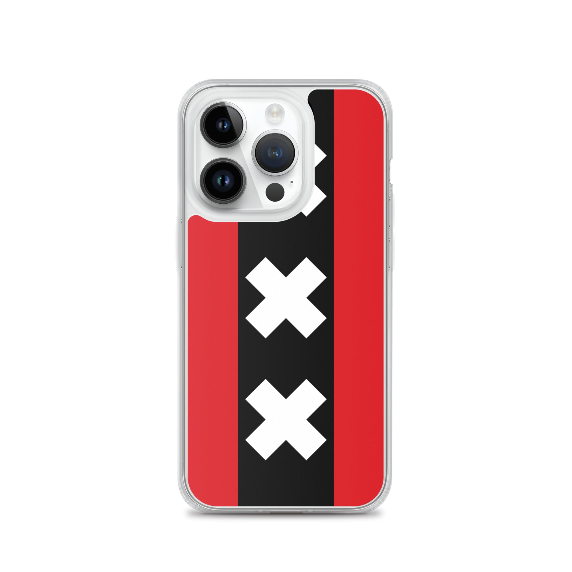 Ajax Telefoonhoesje Amsterdamse Vlag iPhone 14 Pro