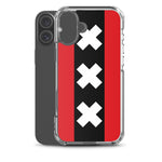 Ajax Telefoonhoesje Amsterdamse Vlag iPhone 16 Plus v2