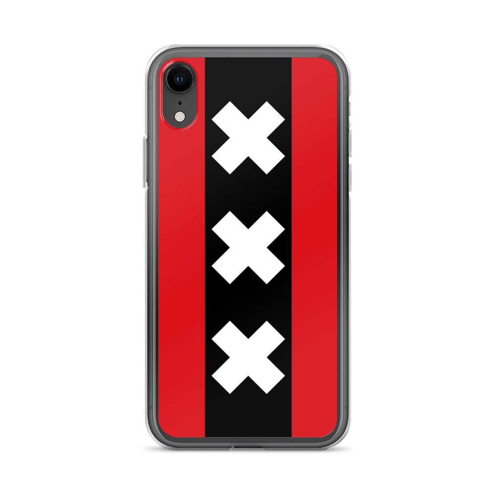 Ajax Telefoonhoesje Amsterdamse Vlag iPhone XR