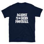 Against Modern Football T shirt Navy
