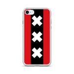 Ajax Telefoonhoesje Amsterdamse Vlag iPhone SE