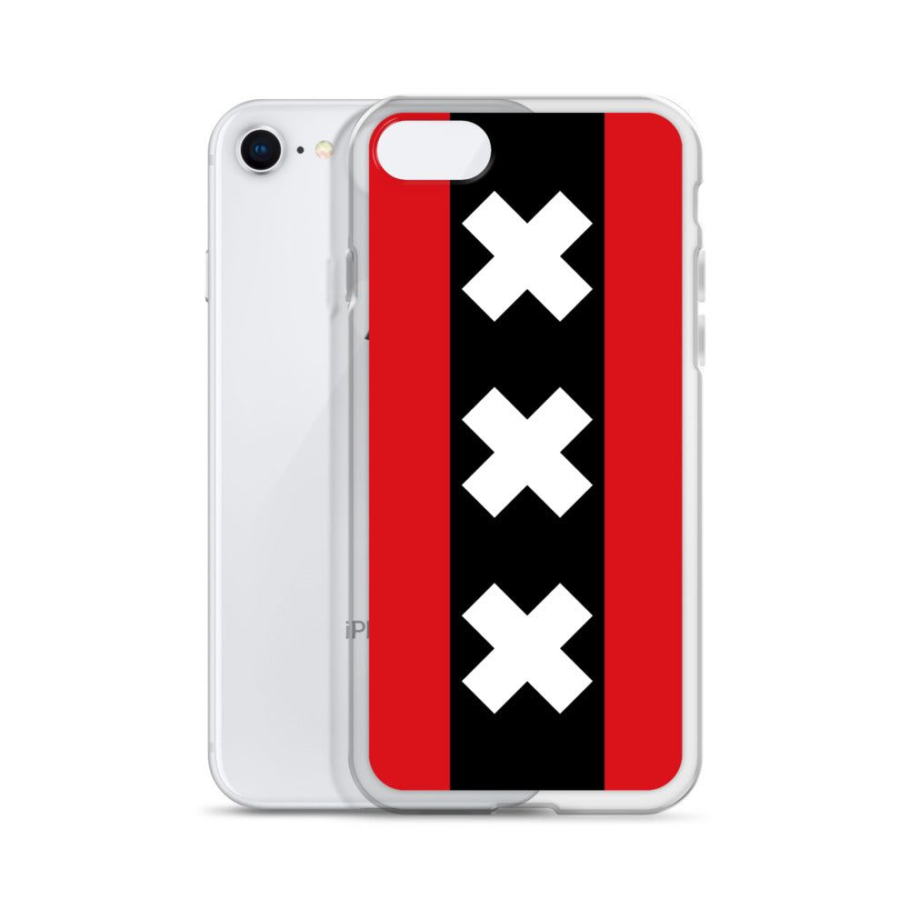 Ajax Telefoonhoesje Amsterdamse Vlag iPhone 8