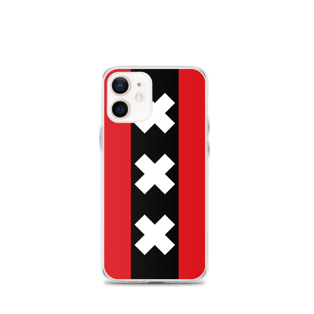 Ajax Telefoonhoesje Amsterdamse Vlag iPhone 12 mini