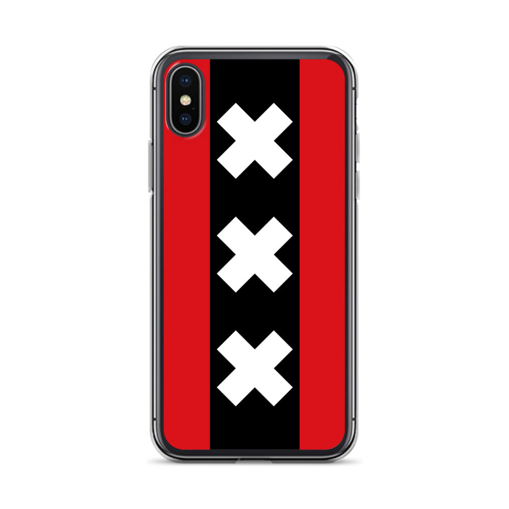 Ajax Telefoonhoesje Amsterdamse Vlag iPhone X